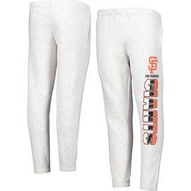 Outerstuff Outerstuff Youth Ash San Francisco Giants Game Time Fleece Pants 