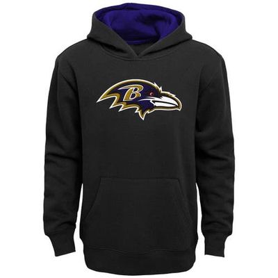 Outerstuff Outerstuff Youth Black Baltimore Ravens Prime Pullover Hoodie 