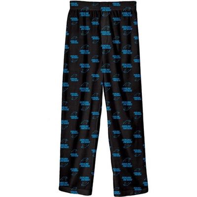 Outerstuff Outerstuff Youth Black Carolina Panthers Team-Colored Printed Pajama Pants 