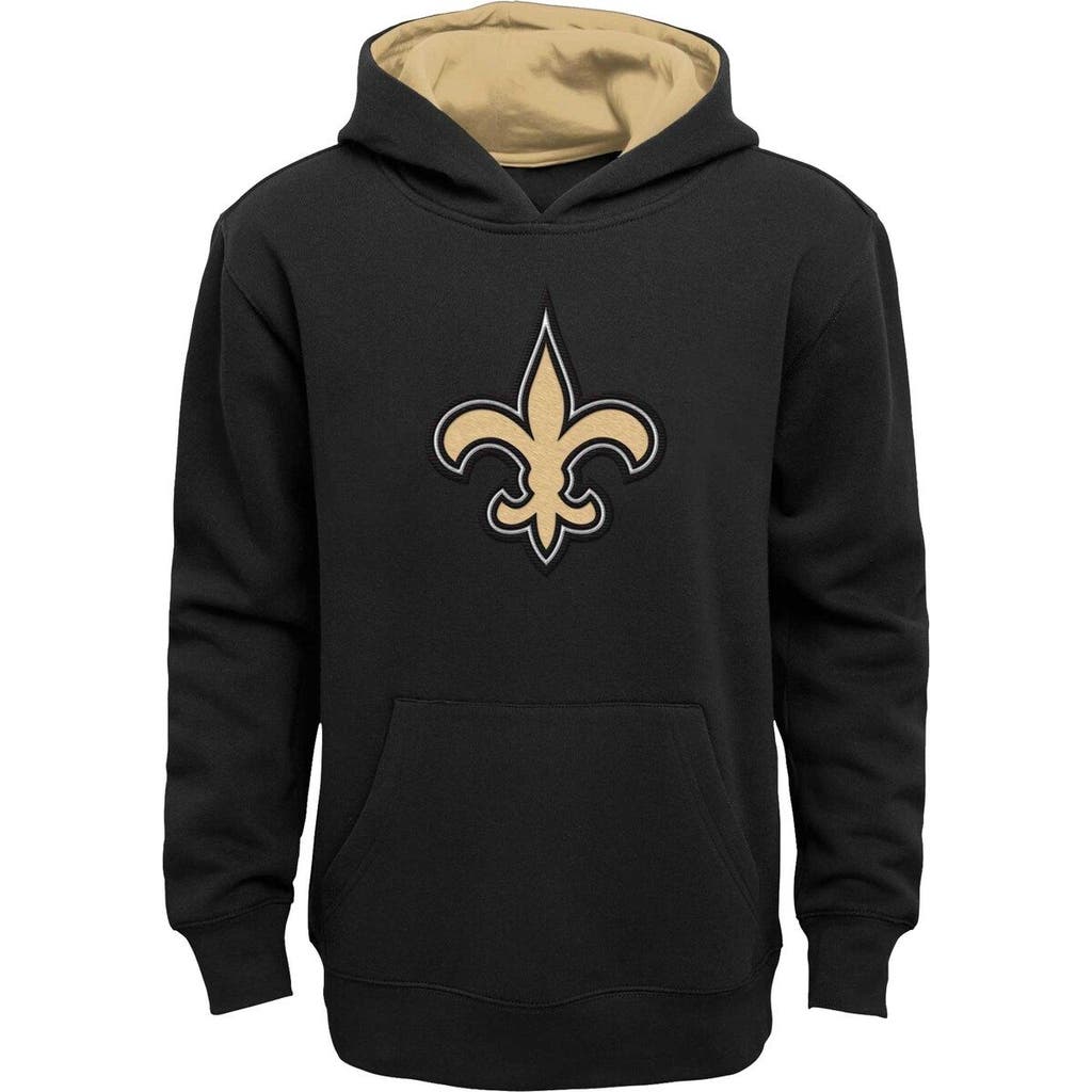 Outerstuff Outerstuff Youth Black New Orleans Saints Prime Pullover Hoodie 