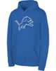 Outerstuff Outerstuff Youth Blue Detroit Lions Team Logo Pullover Hoodie  - 1