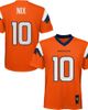 Outerstuff Outerstuff Youth Bo Nix Orange Denver Broncos Replica Player Jersey  - 1