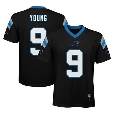 Outerstuff Outerstuff Youth Bryce Young Black Carolina Panthers Replica Player Jersey 
