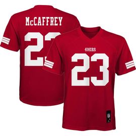 Outerstuff Outerstuff Youth Christian McCaffrey Scarlet San Francisco 49ers Replica Player Jersey 