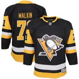 Outerstuff Outerstuff Youth Evgeni Malkin Black Pittsburgh Penguins Home Premier Player Jersey 