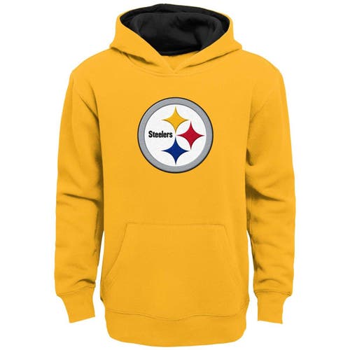 Outerstuff Outerstuff Youth Gold Pittsburgh Steelers Prime Pullover Hoodie 