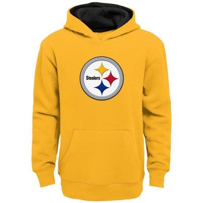 Outerstuff Outerstuff Youth Gold Pittsburgh Steelers Prime Pullover Hoodie 