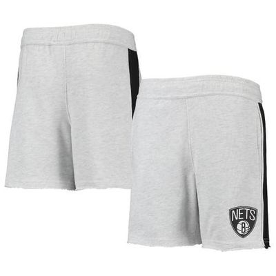 Outerstuff Outerstuff Youth Heathered Gray Brooklyn Nets Wingback Shorts