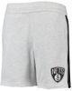 Outerstuff Outerstuff Youth Heathered Gray Brooklyn Nets Wingback Shorts - 2
