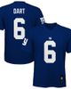 Outerstuff Outerstuff Youth Jaxson Dart Royal New York Giants Replica Jersey  - 1