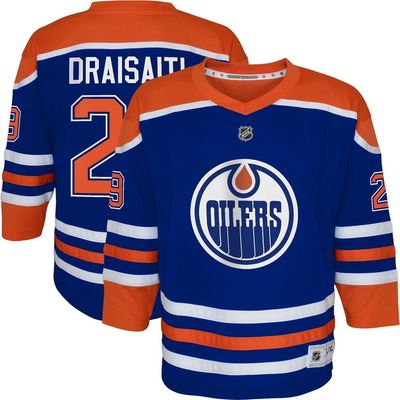 Outerstuff Outerstuff Youth Leon Draisaitl Royal Edmonton Oilers Home Replica Player Jersey 