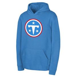 Outerstuff Outerstuff Youth Light Blue Tennessee Titans Primary Logo Fleece Hoodie 
