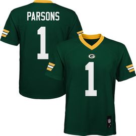 Outerstuff Outerstuff Youth Micah Parsons Green Green Bay Packers Replica Jersey 
