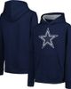 Outerstuff Outerstuff Youth Navy Dallas Cowboys Prime Pullover Hoodie  - 1