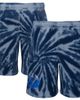 Outerstuff Outerstuff Youth Navy Dallas Mavericks Santa Monica Tie-Dye Shorts - 1