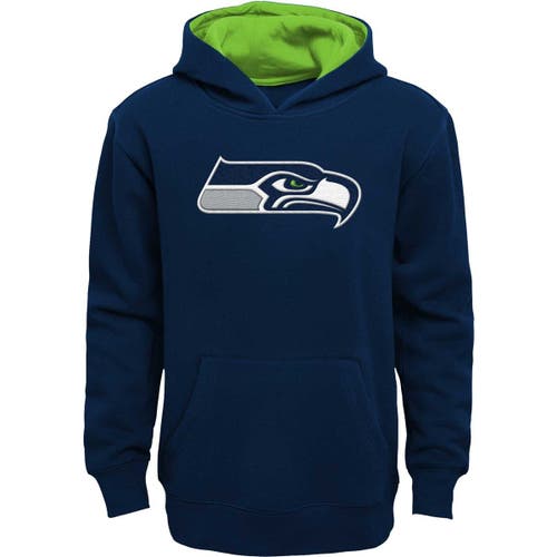 Outerstuff Outerstuff Youth Navy Seattle Seahawks Prime Pullover Hoodie 