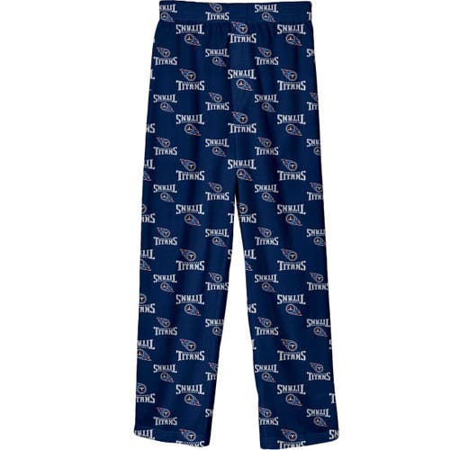 Outerstuff Outerstuff Youth Navy Tennessee Titans Team-Colored Printed Pajama Pants 