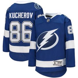 Outerstuff Outerstuff Youth Nikita Kucherov Blue Tampa Bay Lightning Home Premier Player Jersey 