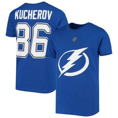 Outerstuff Outerstuff Youth Nikita Kucherov Royal Tampa Bay Lightning Player Name & Number T-Shirt 