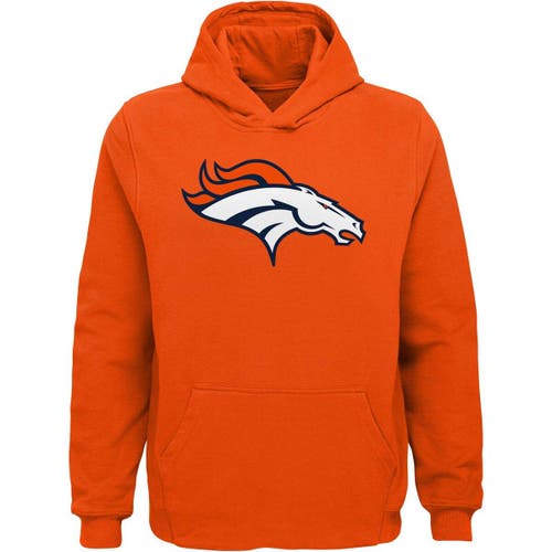 Outerstuff Outerstuff Youth Orange Denver Broncos Team Logo Pullover Hoodie 