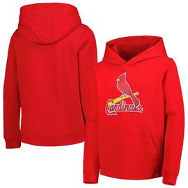 Outerstuff Outerstuff Youth Red St. Louis Cardinals Team Primary Logo Pullover Hoodie 