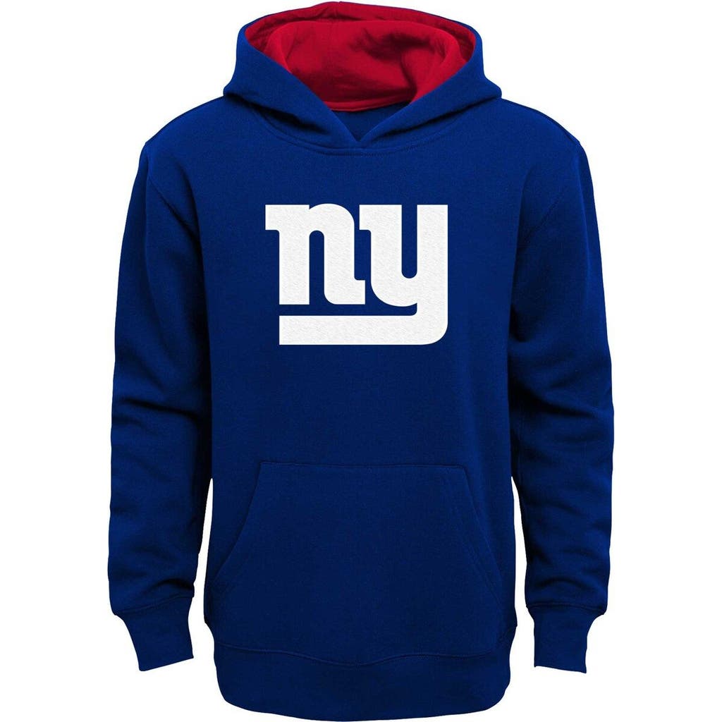 Outerstuff Outerstuff Youth Royal New York Giants Prime Pullover Hoodie 