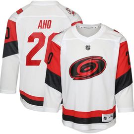 Outerstuff Outerstuff Youth Sebastian Aho White Carolina Hurricanes Away Replica Player Jersey 