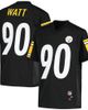 Outerstuff Outerstuff Youth T.J. Watt Black Pittsburgh Steelers Replica Player Jersey  - 1