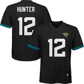 Outerstuff Outerstuff Youth Travis Hunter Black Jacksonville Jaguars Replica Jersey 