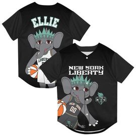 Outerstuff Preschool Outerstuff Black New York Liberty Mascot Friend Mesh Fashion Jersey 