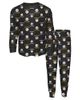 Outerstuff Preschool Outerstuff Black Pittsburgh Steelers All-Over-Print Long Sleeve T-Shirt and Pants Sleep Set  - 1