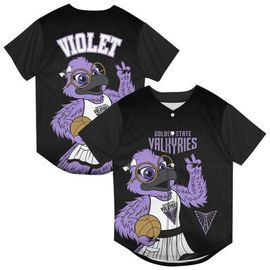 Outerstuff Preschool Outerstuff Eclipse Black Golden State Valkyries Mascot Friend Mesh Fashion Jersey 