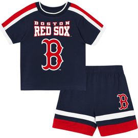 Outerstuff Preschool Outerstuff Navy Boston Red Sox Ground Ball T-Shirt & Shorts Set 