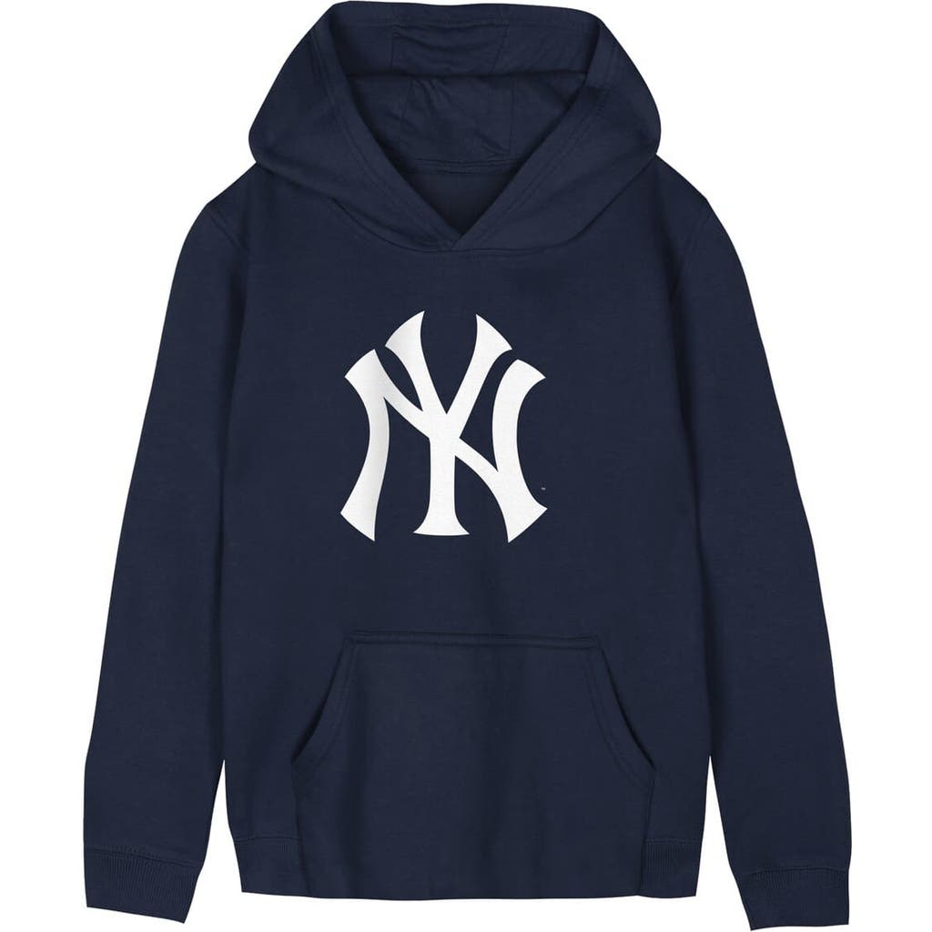 Outerstuff Preschool Outerstuff Navy New York Yankees Primary Logo Fleece Hoodie 