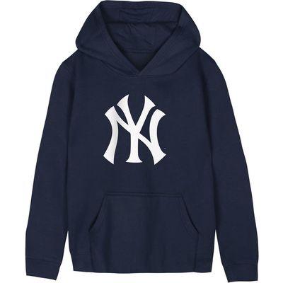 Outerstuff Preschool Outerstuff Navy New York Yankees Primary Logo Fleece Hoodie 