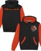 Outerstuff Toddler Outerstuff Black/Orange Cincinnati Bengals Stadium Colorblock Full-Zip Hoodie  - 1