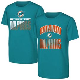 Outerstuff Youth Outerstuff Aqua Miami Dolphins Never Quit 2-Pack T-Shirt Set 