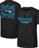 Outerstuff Youth Outerstuff Black Carolina Panthers Top Pick T-Shirt  - 1