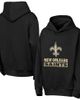 Outerstuff Youth Outerstuff Black New Orleans Saints Back to Basics Hoodie  - 1