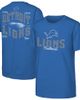 Outerstuff Youth Outerstuff Blue Detroit Lions Top Pick T-Shirt  - 1
