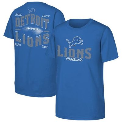 Outerstuff Youth Outerstuff Blue Detroit Lions Top Pick T-Shirt 