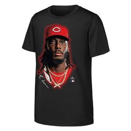 Outerstuff Youth Outerstuff Elly De La Cruz Black Cincinnati Reds Headliner T-Shirt 
