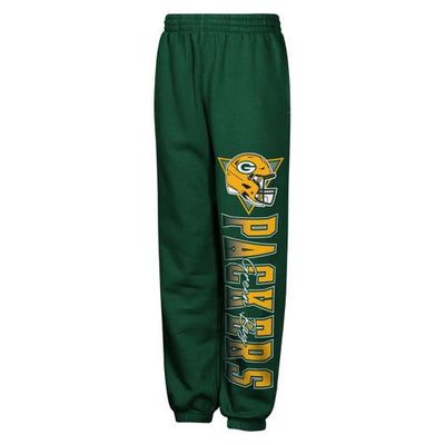 Outerstuff Youth Outerstuff Green Green Bay Packers Run & Gun Sweatpants 