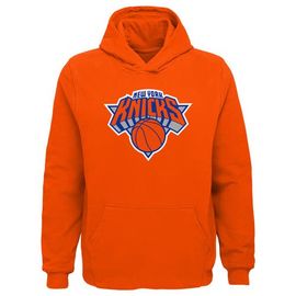Outerstuff Youth Outerstuff Orange New York Knicks Primary Logo Pullover Hoodie 