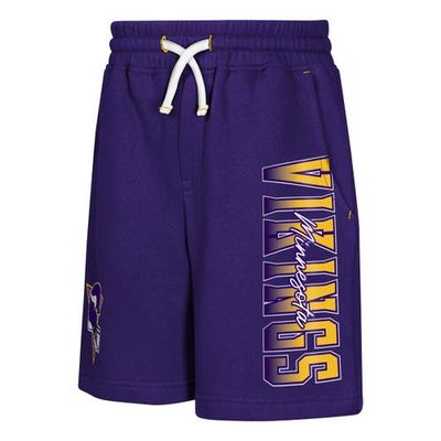 Outerstuff Youth Outerstuff Purple Minnesota Vikings Audible Fleece Shorts 