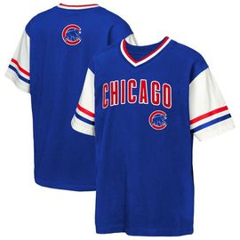 Outerstuff Youth Outerstuff Royal Chicago Cubs Big League Base Runner Ringer T-Shirt 