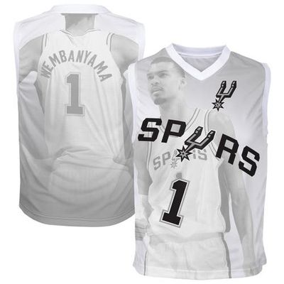 Outerstuff Youth Outerstuff Victor Wembanyama Silver San Antonio Spurs Hometown Fashion Jersey 