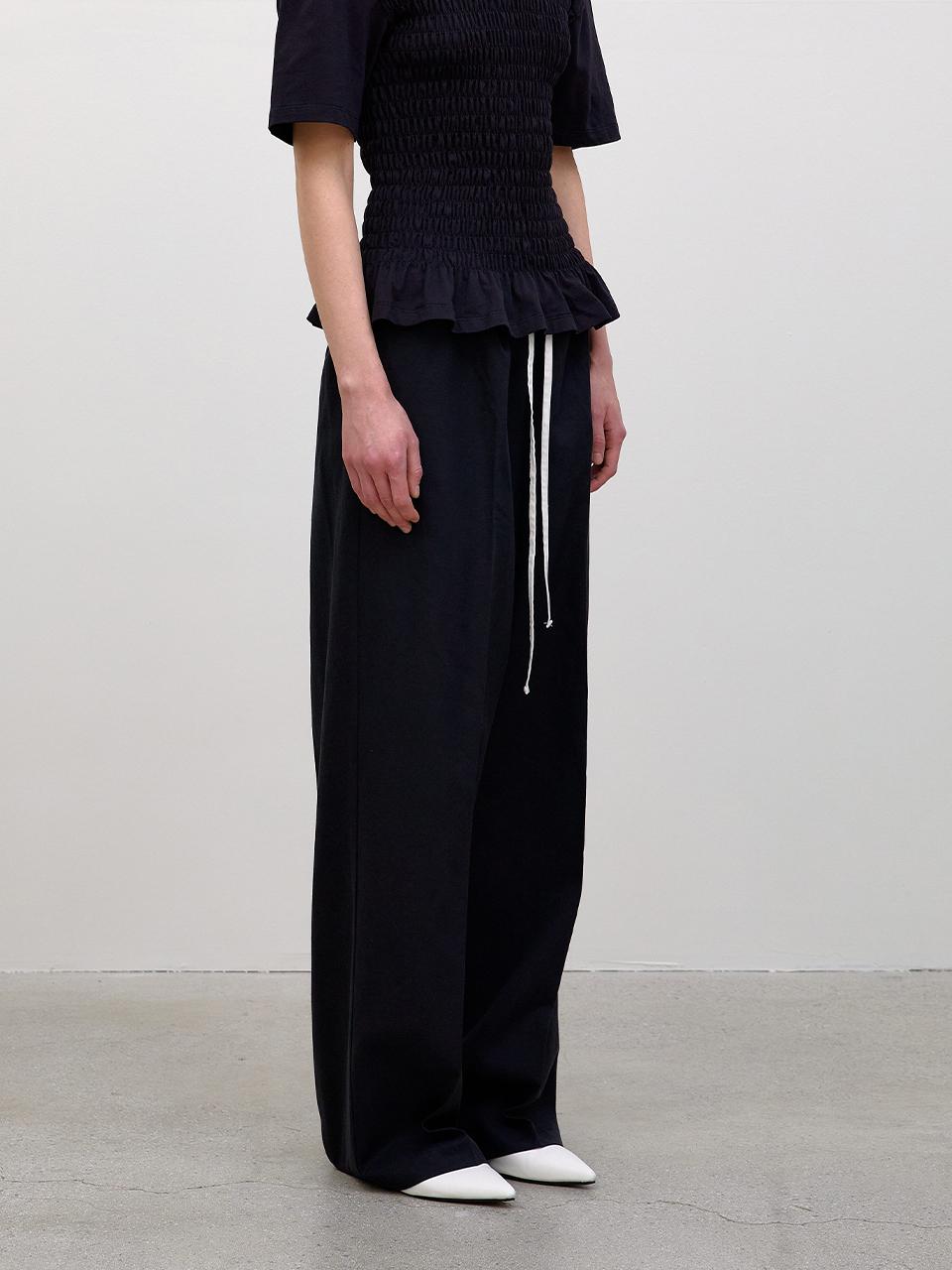 OVEOF Evie Color Block String Pants - Black