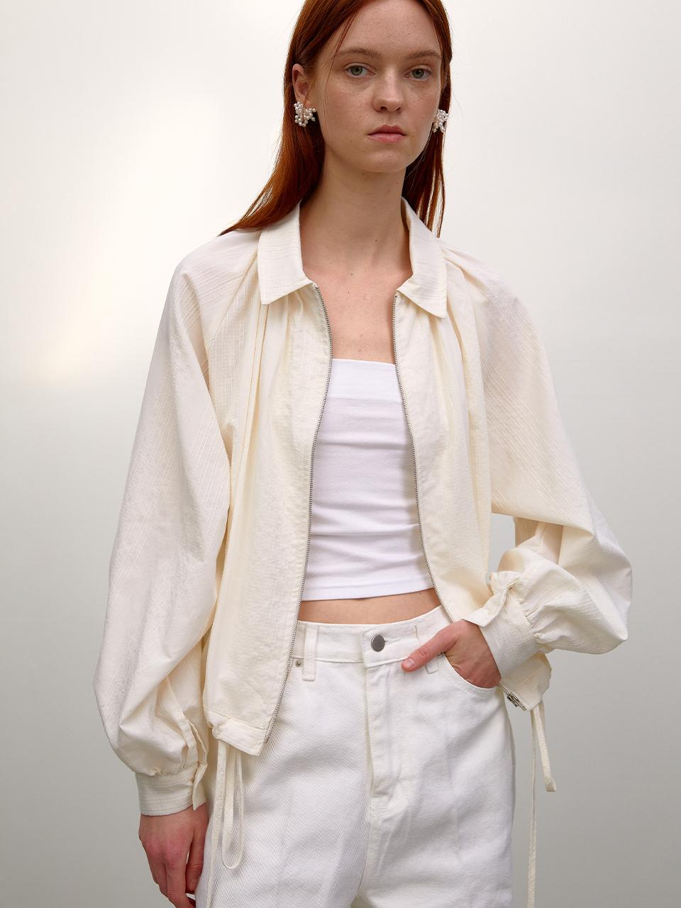 OVEOF Joy Shirred Shirt Jacket