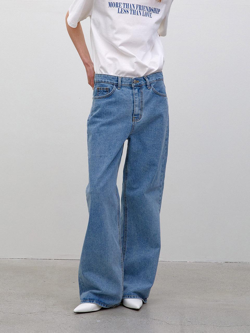 OVEOF Semi Wide Denim Pants